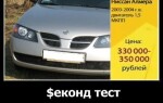 Nissan Almera в рубрике Секонд Тест от «Главной дороги»