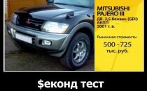 Mitsubishi Pagero 3 в рубрике Секонд Тест от «Главной дороги»