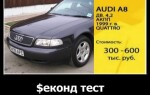 Audi A8 в рубрике Секонд Тест от «Главной дороги»