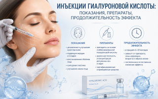 Инъекции гиалуроновой кислоты: показания, препараты, продолжительность эффекта