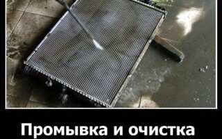 Промывка и очистка радиатора автомобиля