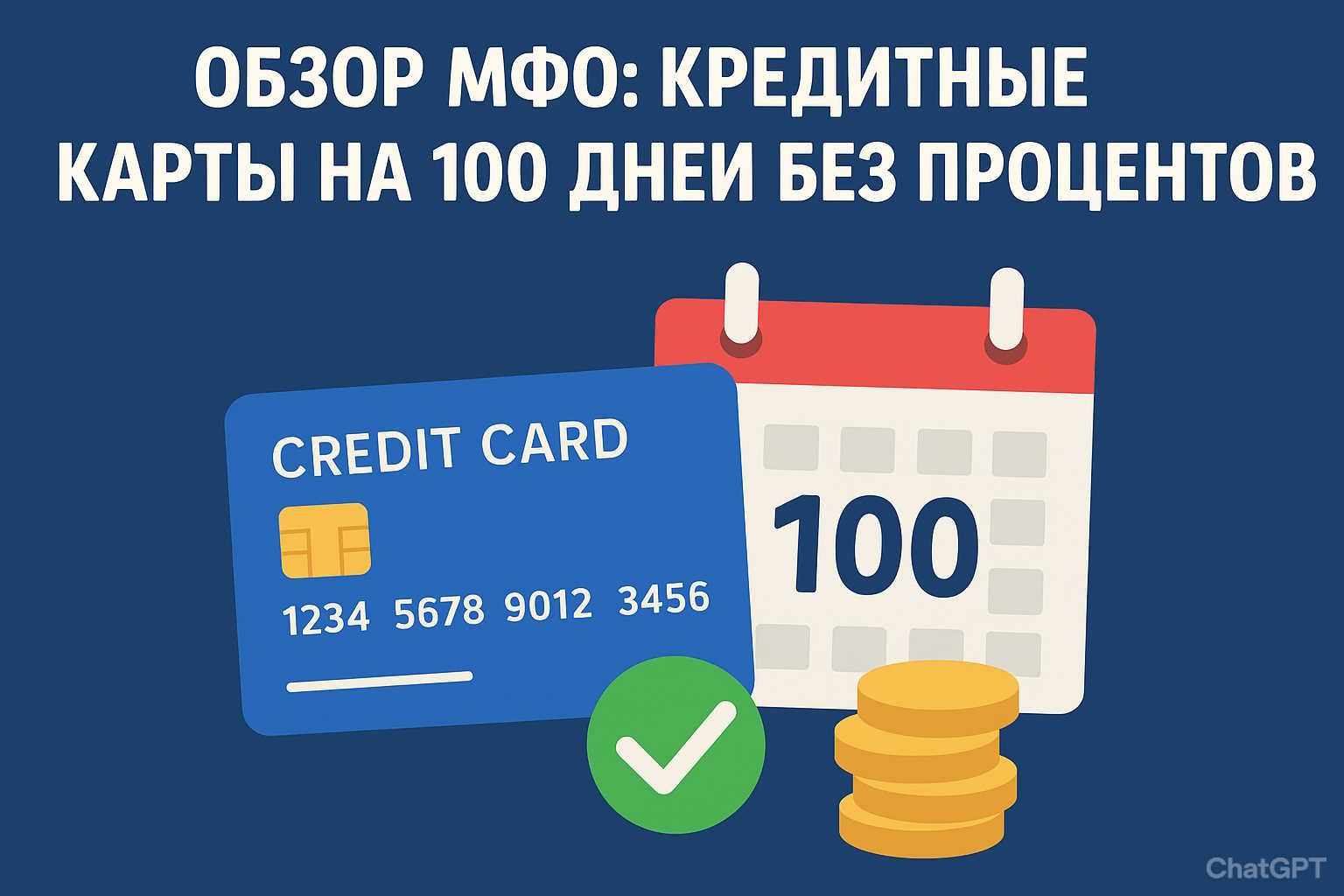 Обзор МФО: кредитные карты на 100 дней без процентов
